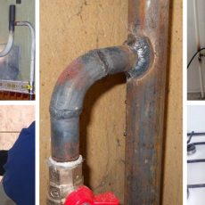 Перенос газовой трубы на кухне