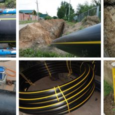 Труба газовая для наружной прокладки - материалы, укладка, монтаж
